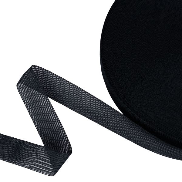 Тесьма (лента) окантовочная 24 мм / 100 метров, 156 т.серый, Gamma 024 О ЦВ