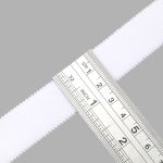 Резинка бельевая (бретелечная) 20.0 мм / 50 метров, белый, ML220.020