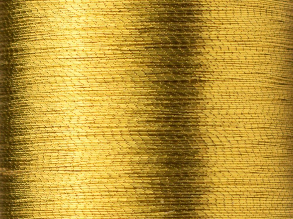 Нитки вышивальные металлизированные Madeira Metallic №40, 200 м, цв. Gold 8, 9842, 5 катушек