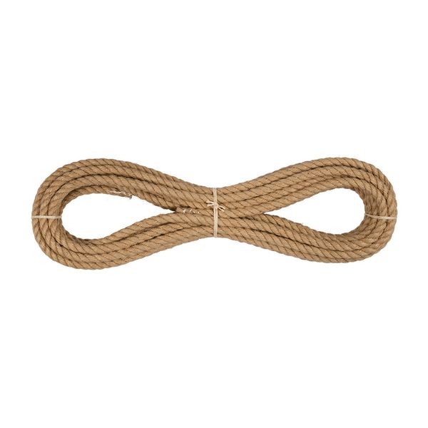 Нитки канат джутовый КД2 100% джут 8 мм, 11 я 10 м, суровый