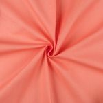 Хлопчатобумажная ткань 140 г/м², отрез 50х55 см, коралловый, Gamma