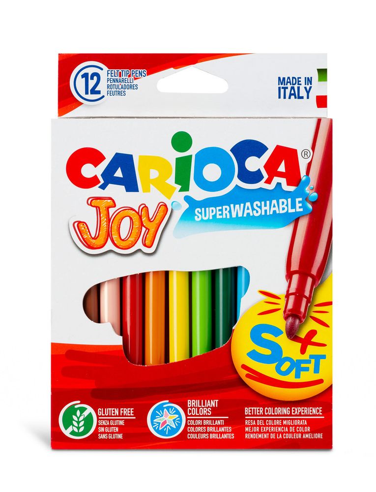 Фломастеры Carioca Joy 12 цв 40614