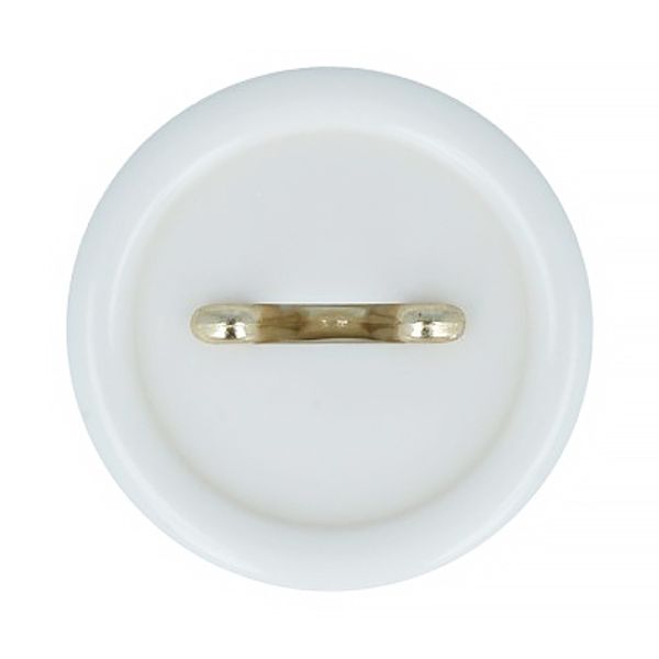 Пуговицы на ножке пальтовые 24 мм, 24 шт, А001 белый, Gamma OXG 0028