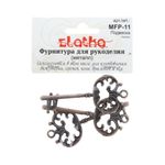 Подвеска для бижутерии ключ 3x6.7 см, 3 шт, под античную медь, Zlatka MFP-11