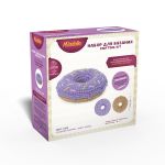 Набор для вязания игрушки Сладкий пончик 9 см, Miadolla AMG-0100