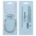 Спицы круговые металл ⌀3,0 мм, 200 см, с металлической леской, Gamma MKX