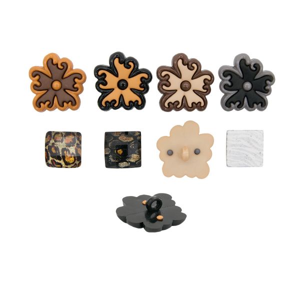 Украшения декоративные пуговицы Фигурки Сафари Dress It Up 5936