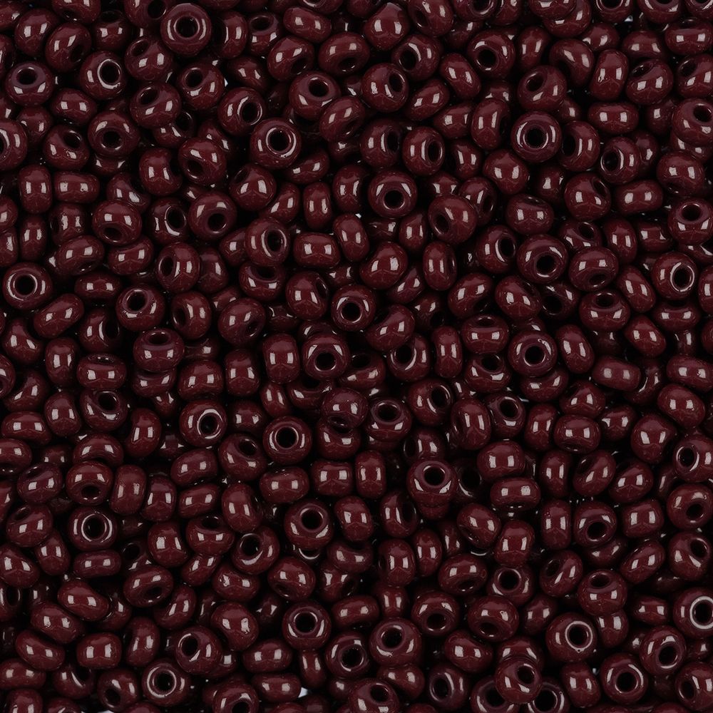Бисер Preciosa 7/0 (3.4 мм), 50 г, 13780 т.коричневый, 311-19001