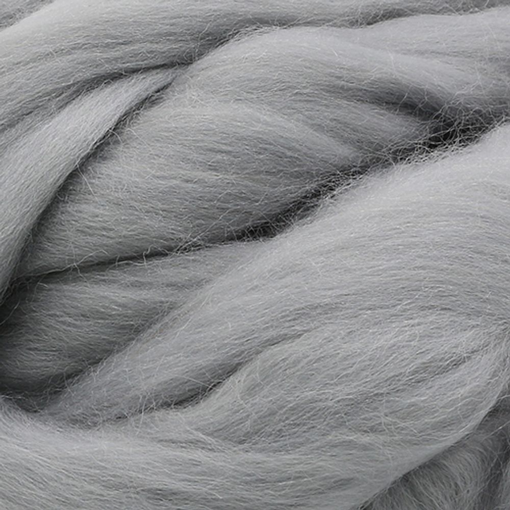 Шерсть для валяния Троицкая п/тонкая 1х100 г (до 29 мкр), 0813 светлые сумерки