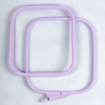 Пяльцы-рамка Nurge пластиковые 145х165 цв.фиолетовый