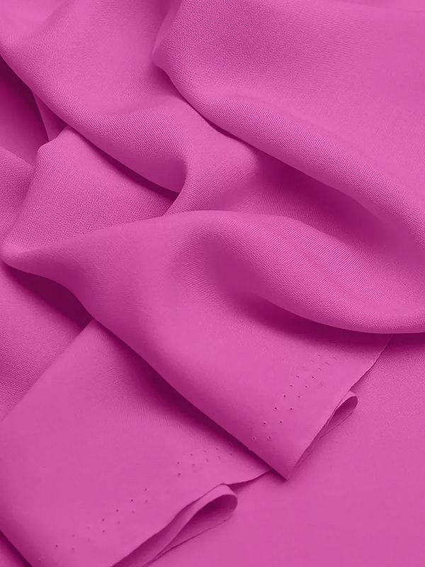 Штапель 110 г/м², 145 см / 2 метра, TBY-Vi-30-41.2, цв.41 яр.розовый