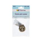 Замок для сумки 25х22 мм, 5 шт, под бронзу, Gamma LBZ-10B