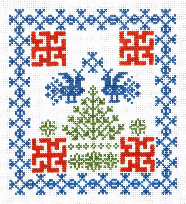 Набор для вышивания нитками Чудесная игла, Здоровье и долголетие 17х18 см