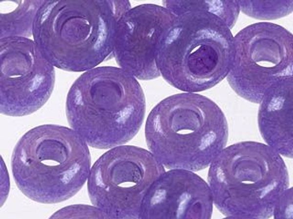 Бисер Preciosa 10/0 (2.3 мм), 50 г, алебастр с блест.покрытием и цв. центром, цв. 17328