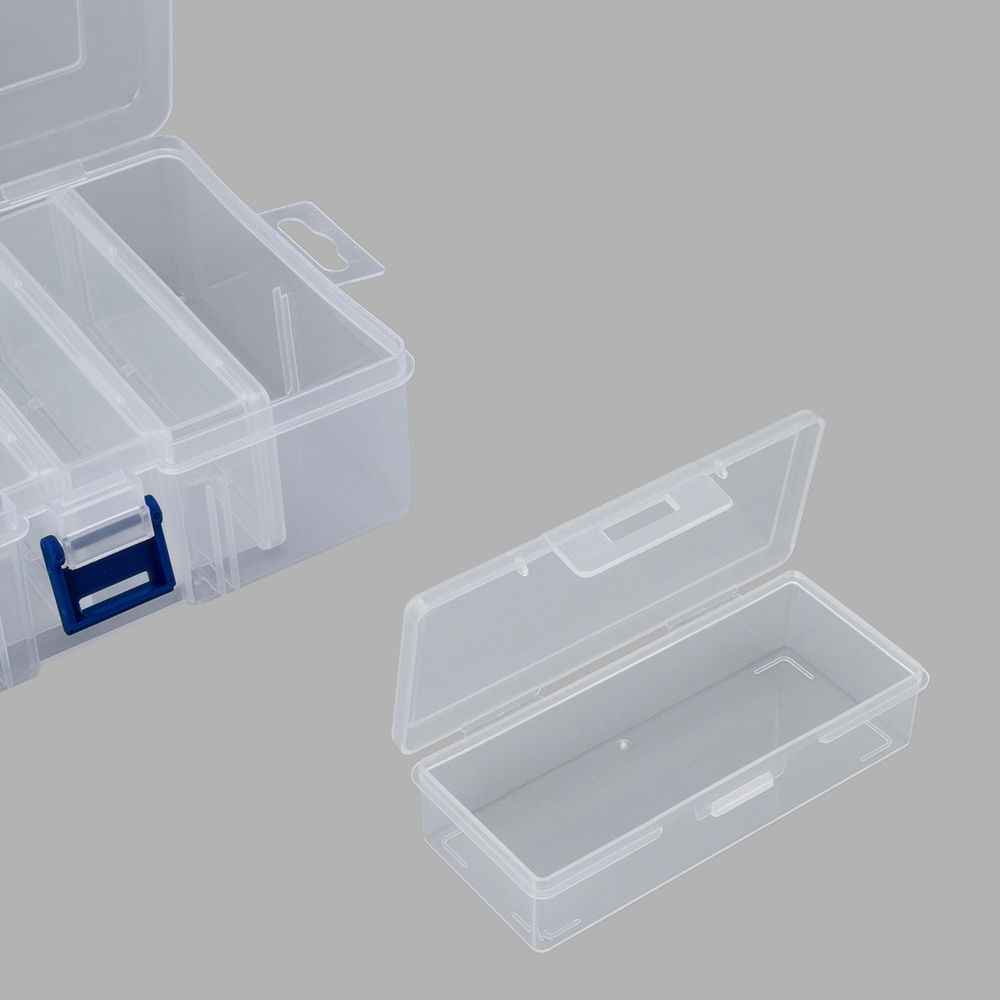 Контейнер для хранения мелочей 16.4х11.8х5.8 см, 6 штук в боксе, Hobby&Pro