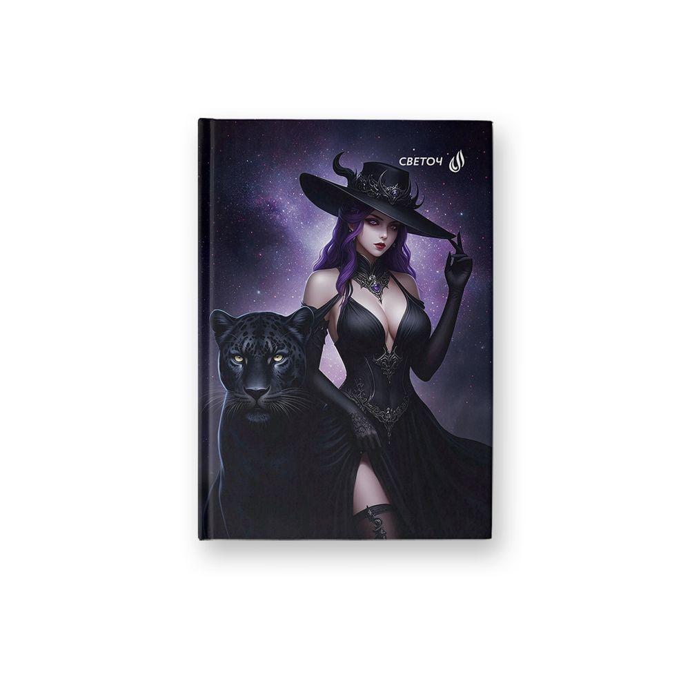 Бизнес-блокнот, глянцевая ламинация, ББ244 A6 64 л. 4 шт клетка, Ты просто супер! 01659, Светоч