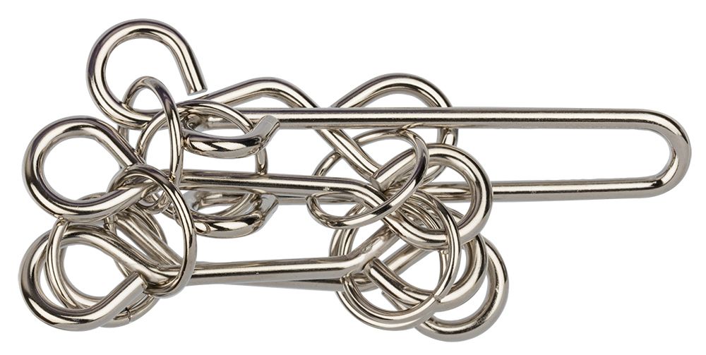 Головоломка металлическая, 1 шт, Лестница 12 элементов, Delfbrick DLM-41