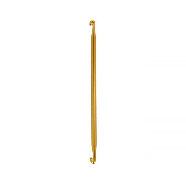 Крючок тунисский двухсторонний металл ⌀5.0 мм, 14.5 см, в чехле, Gamma SH3