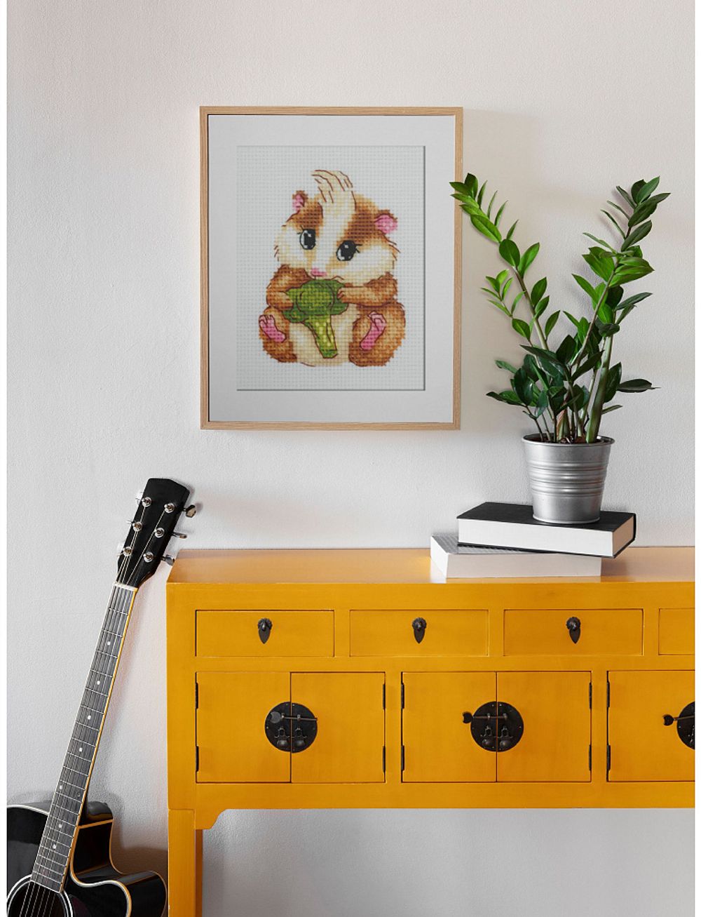 Набор для вышивания нитками Риолис 2185, Хомячок, 13х16 см