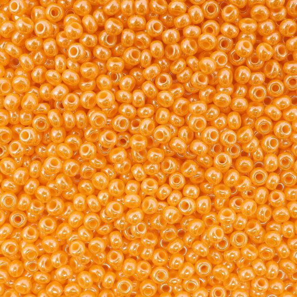 Бисер Preciosa непрозрачный с жемчужным покрытием, круг.отв, 100 г (5х20 г), (98110)-331-19001-10/0-98110