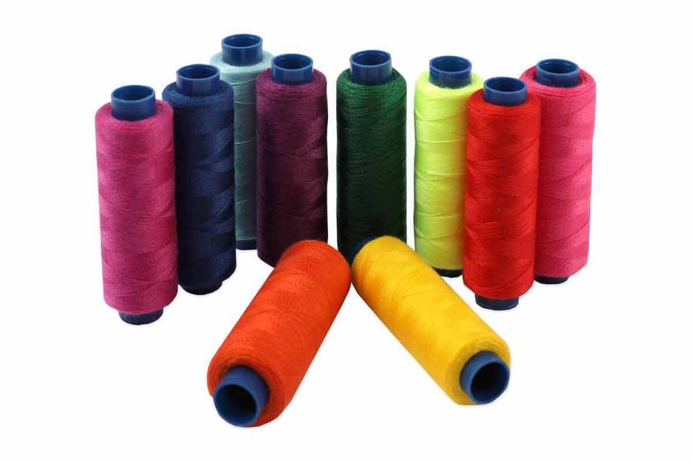 Нитки швейные бытовые Gamma 40/2, 183 м / 10 кат, ассорти 11