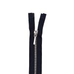 Молния металл Т2 (2 мм) 1 зам., разъем., 70 см, никель, 233 т.синий, 1 шт