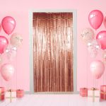 Занавес праздничный Дождик 100х200 см, 03-розовое золото, матовый, Boomzee GBZ-07