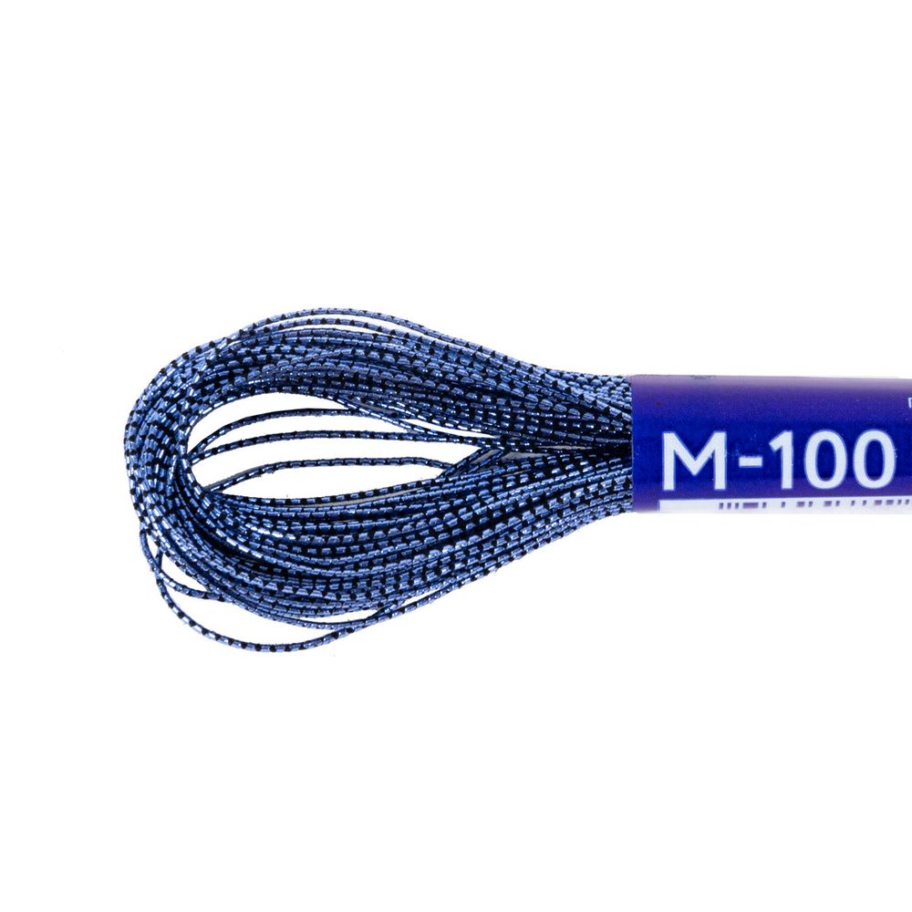 Мулине Gamma металлик JT 12 мотков по 11 метров, M-100 сиреневый, Gamma MOULINE