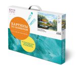 Картина по номерам Фрея, Утро в деревне, 50х40 см