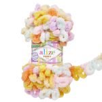 Пряжа Alize (Ализе) Puffy Color / уп.5 мот. по 100 г, 9м, 6520 секционный