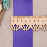 Лента атласная 1-сторонняя 50.0 мм / 22.86±1 метров, аналог 7730446, 121 василек, DDZ2401, Globus