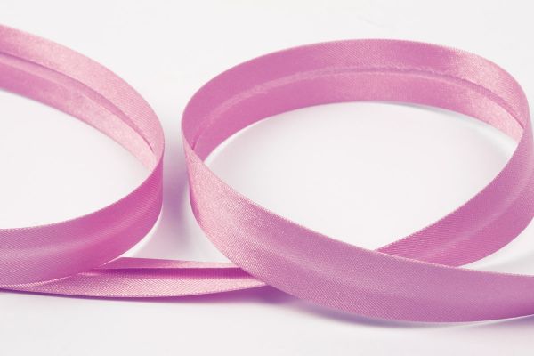 Косая бейка атласная 15 мм / 132±1 метра, 036 сиреневый, Gamma GK-15P