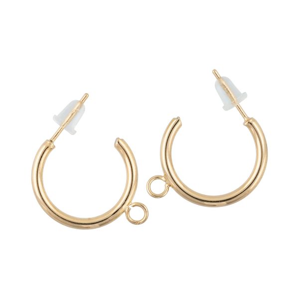 Швензы 22х23 мм, 10 шт (5х2 шт), 02 золото, Zlatka FMK-H12