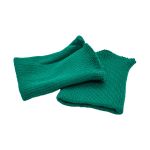 Манжеты трикотажные 7.0х9.5 см, 1 пара, в-36 изумрудно-зеленый