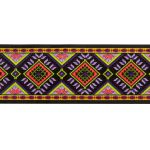 Лента (тесьма) жаккардовая 70.0 мм / 10±0.5 метров, 3, Gamma TRJ-117YP