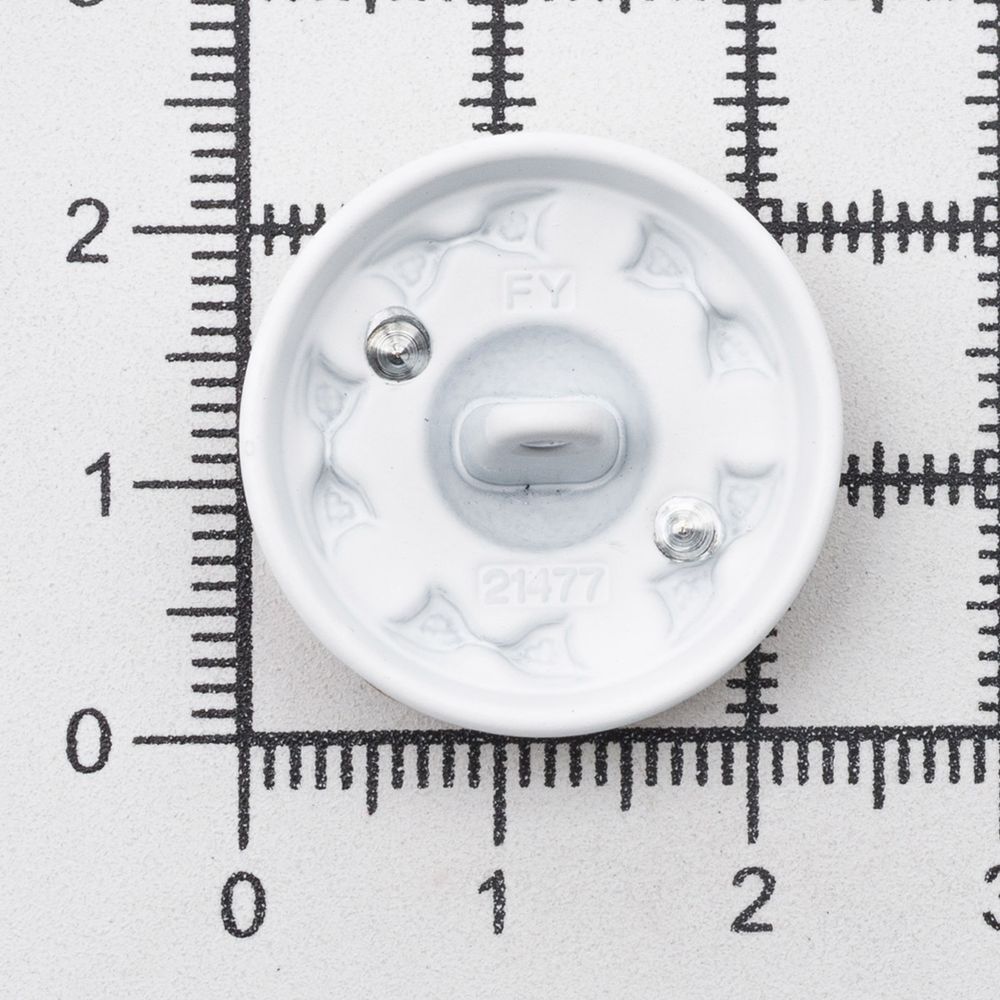 Пуговицы на ножке 36L=23 мм, металл, GD.White (золото-белый), 10 шт, MP13