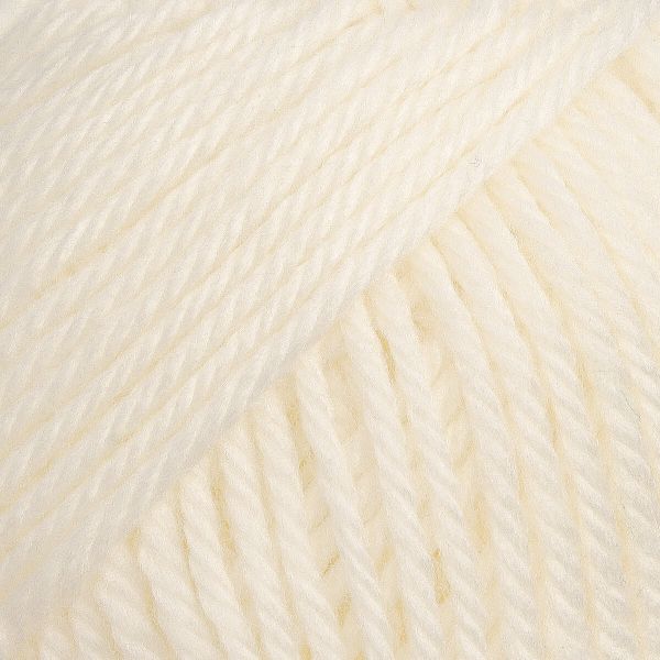 Пряжа Люблю вязать Спорт 100 / уп.6 мот. по 50 г, 100 м, 001 белый