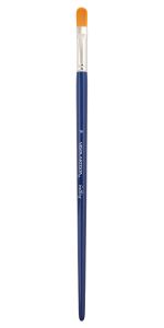 Кисть синтетика №14 овальная, 5 шт, длинная ручка, Vista-Artista 50113-14