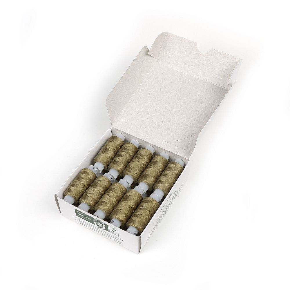 Нитки армированные ПНК им.Кирова 45ЛЛ, бытовые, 200 м / 20 кат., 3604 оливковый