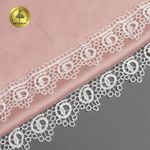 Кружево гипюр (плетёное) 35 мм, 0800 цв.01 белый уп.13,7м, Kruzhevo