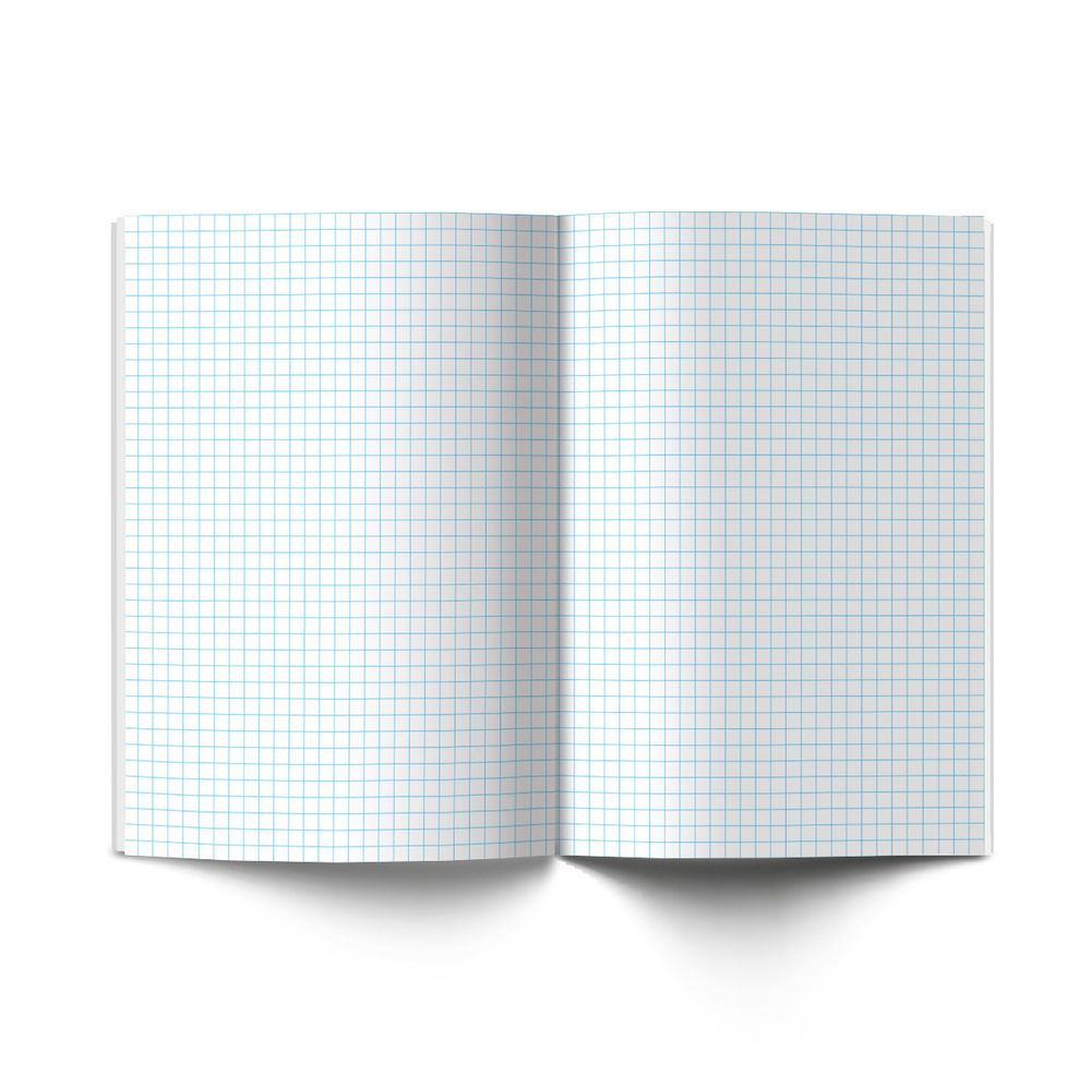 Тетрадь ученическая общая, A4 96 л. на скобе 65 г/м², белизна 100 %, 6 шт, клетка, 01013 Чистая лазурь, Светоч 96Т20