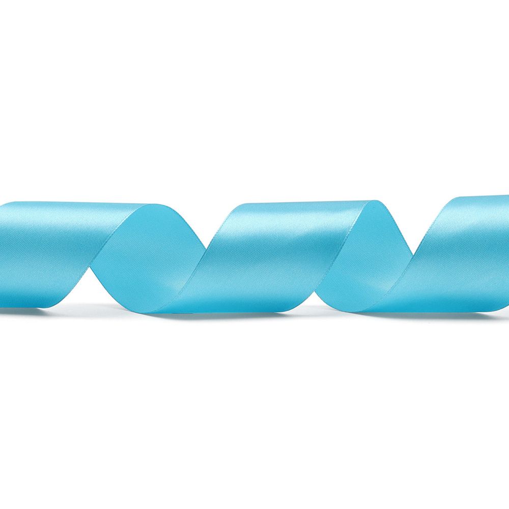 Лента атласная 1-сторонняя 50.0 мм / 22.86±1 метров, 136 ярко-голубой, Globus