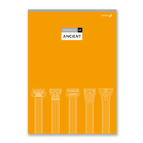 Тетрадь ученическая общая, A4 48 л. на скобе 65 г/м², белизна 100%, 6 шт, клетка, 000455 Янтарное сияние, Светоч 48ТСК4_0_2_1