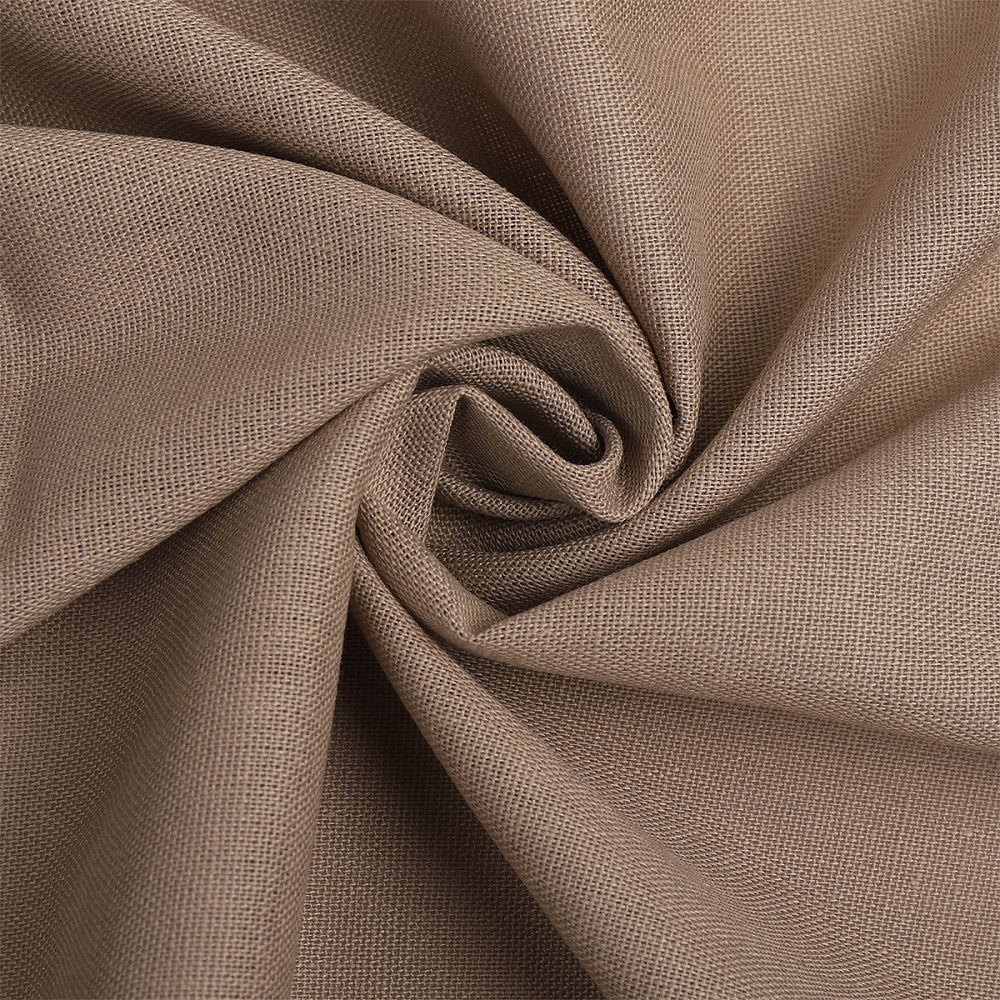 Льняная ткань 185 г/м², 140 см / 10 метров, TBY.Li-1004-72, цв.72 миндаль