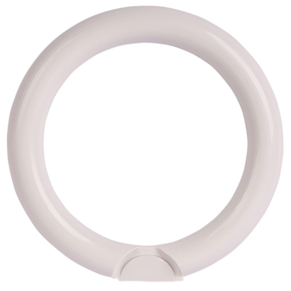 Кольцо шторное пластик ⌀38 мм, 50 шт, С129 белый, Gamma