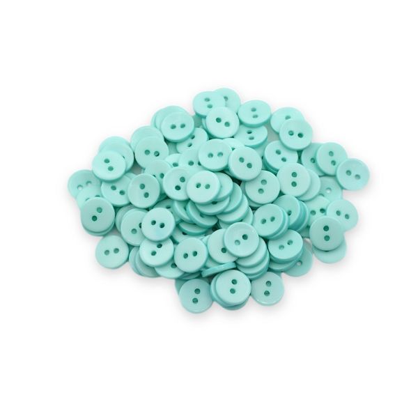 Пуговицы 2 прокола 18L, 11 мм, (Sea (морской)), NE74, 144 шт