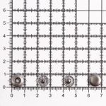 Кнопка Альфа (S-образная) ⌀10.0 мм, ≈1440 шт, МЕТАЛЛ, черн. никель, ВТ-2, NEW STAR