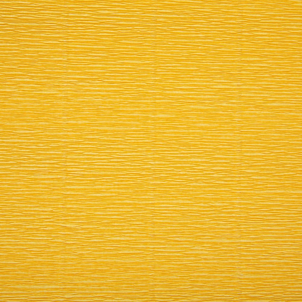 Бумага гофрированная (креповая) 180 г/м², 50 см / 2.5 м, 578 желтый, Blumentag GOF-180