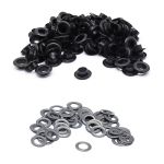 Люверсы металл ⌀_7.3 мм (внутр.), №5, сталь, оксид, 100 шт, New Star