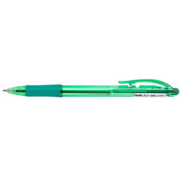 Ручка шариковая автоматическая Fine Line 0.3 мм, 12 шт, BK417-D, Pentel